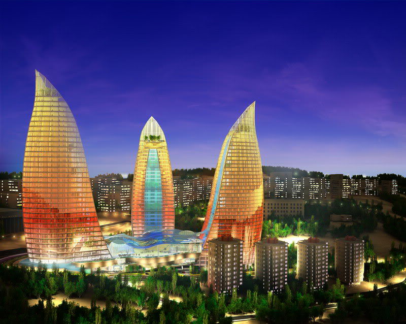 Pemandangan Kota Azerbaijan saat ini